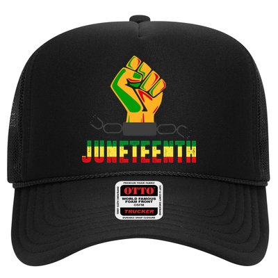 Juneteenth 1865 Hands In Chain Trucker Hat