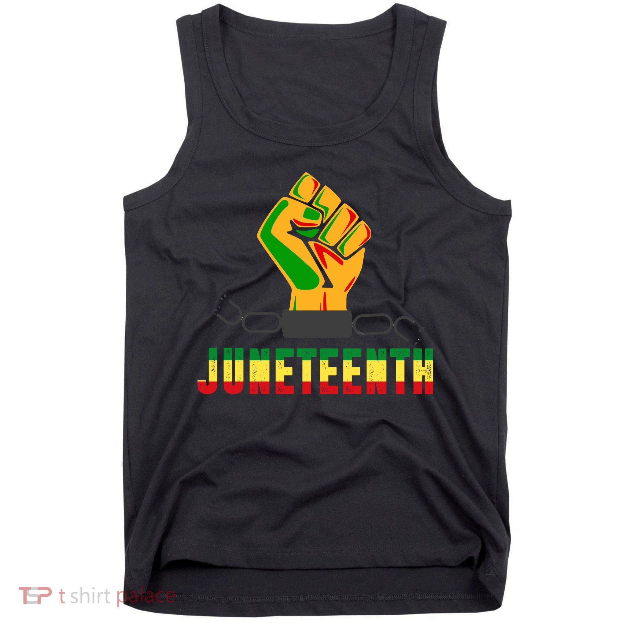 Juneteenth 1865 Hands In Chain Tank Top