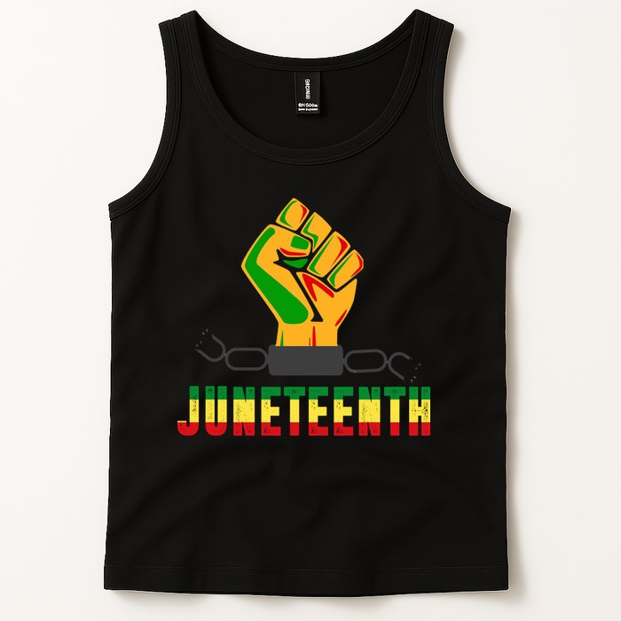 Juneteenth 1865 Hands In Chain Tank Top