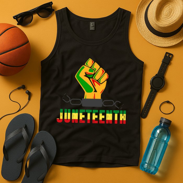 Juneteenth 1865 Hands In Chain Tank Top