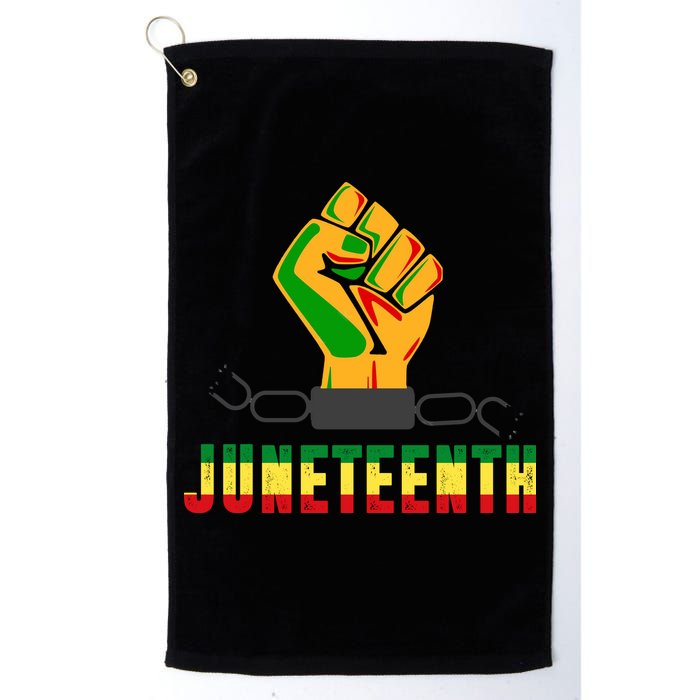 Juneteenth 1865 Hands In Chain Golf Towel