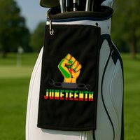 Juneteenth 1865 Hands In Chain Golf Towel
