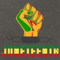 Juneteenth 1865 Hands In Chain Cotton Canvas Backpack