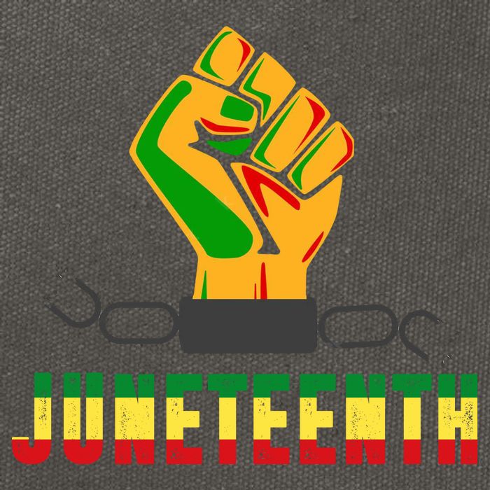 Juneteenth 1865 Hands In Chain Cotton Canvas Backpack
