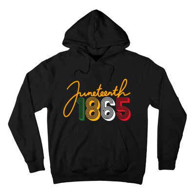 Junenth 1865 Is My Independence Black Women Black Pride Hoodie