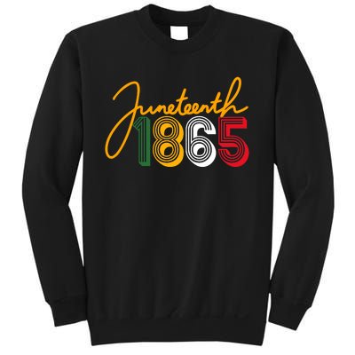 Junenth 1865 Is My Independence Black Women Black Pride Sweatshirt