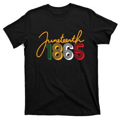 Junenth 1865 Is My Independence Black Women Black Pride T-Shirt