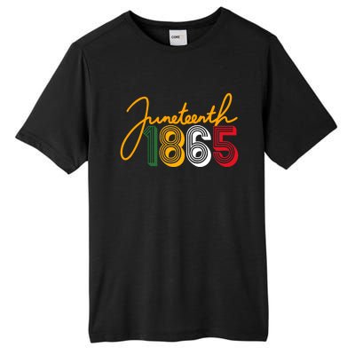 Junenth 1865 Is My Independence Black Women Black Pride Tall Fusion ChromaSoft Performance T-Shirt