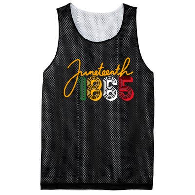 Junenth 1865 Is My Independence Black Women Black Pride Mesh Reversible Basketball Jersey Tank