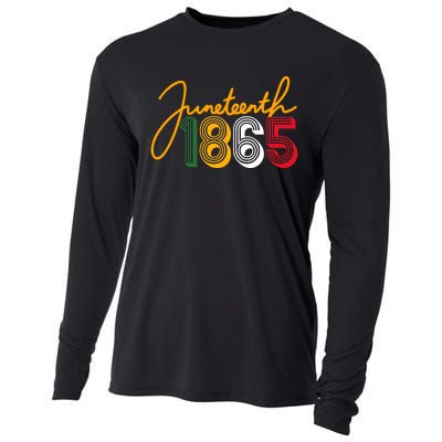 Junenth 1865 Is My Independence Black Women Black Pride Cooling Performance Long Sleeve Crew