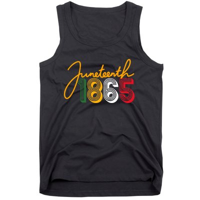 Junenth 1865 Is My Independence Black Women Black Pride Tank Top