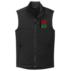 Juneteenth 1865 Independence Black Freedom African American Gift Collective Smooth Fleece Vest