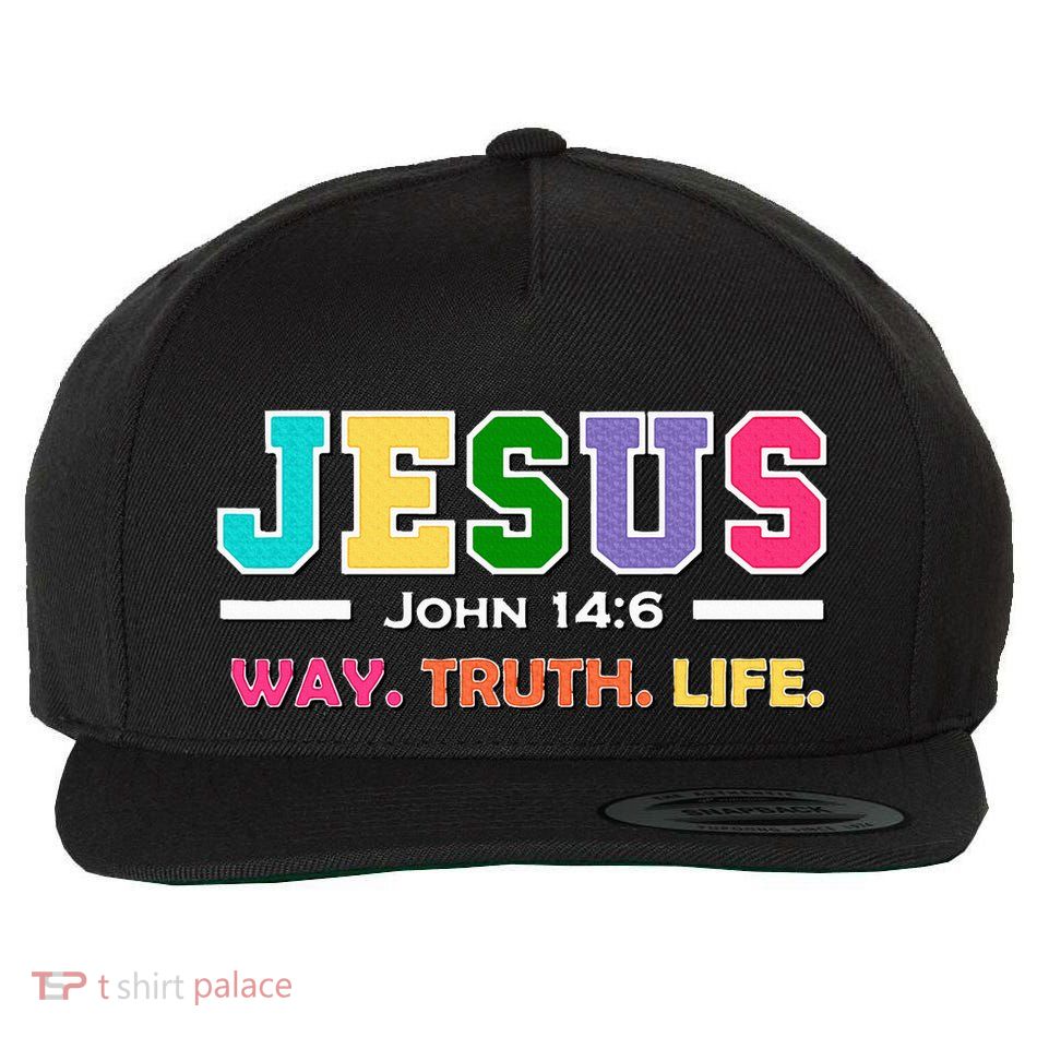 John 146 Jesus Is The Way Truth And Life His Banner Is Love Wool Snapback Cap