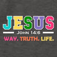 John 146 Jesus Is The Way Truth And Life His Banner Is Love Vector Backpack