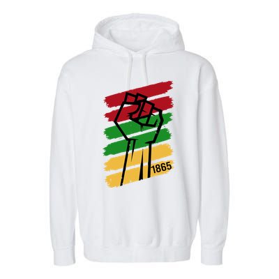 Juneteenth 1865 Garment-Dyed Fleece Hoodie