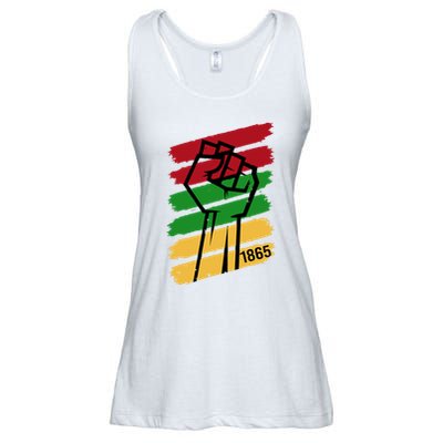 Juneteenth 1865 Ladies Essential Flowy Tank