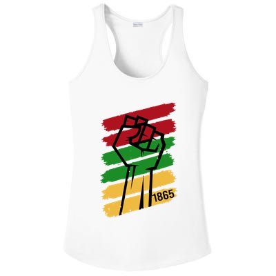 Juneteenth 1865 Ladies PosiCharge Competitor Racerback Tank