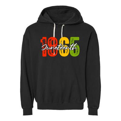 Juneteenth 1865 Garment-Dyed Fleece Hoodie