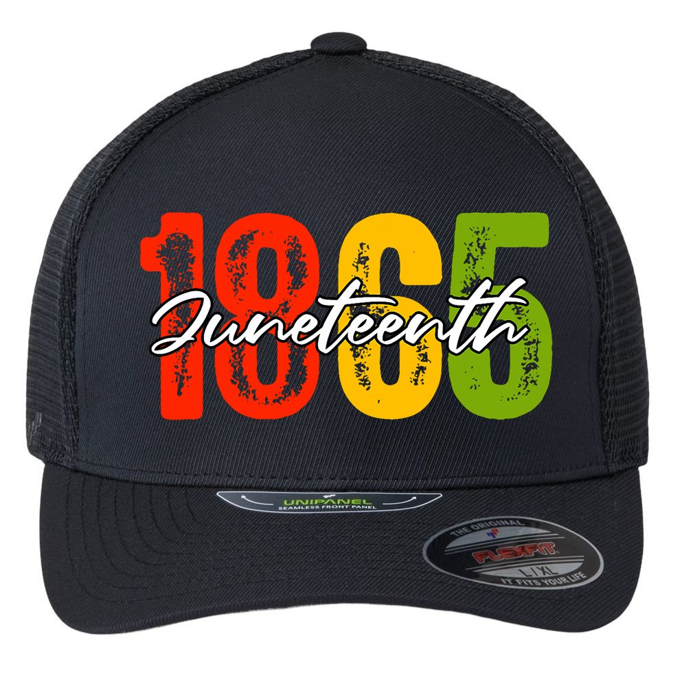 Juneteenth 1865 Flexfit Unipanel Trucker Cap