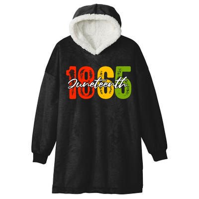 Juneteenth 1865 Hooded Wearable Blanket