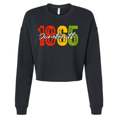Juneteenth 1865 Cropped Pullover Crew