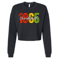 Juneteenth 1865 Cropped Pullover Crew