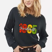 Juneteenth 1865 Cropped Pullover Crew