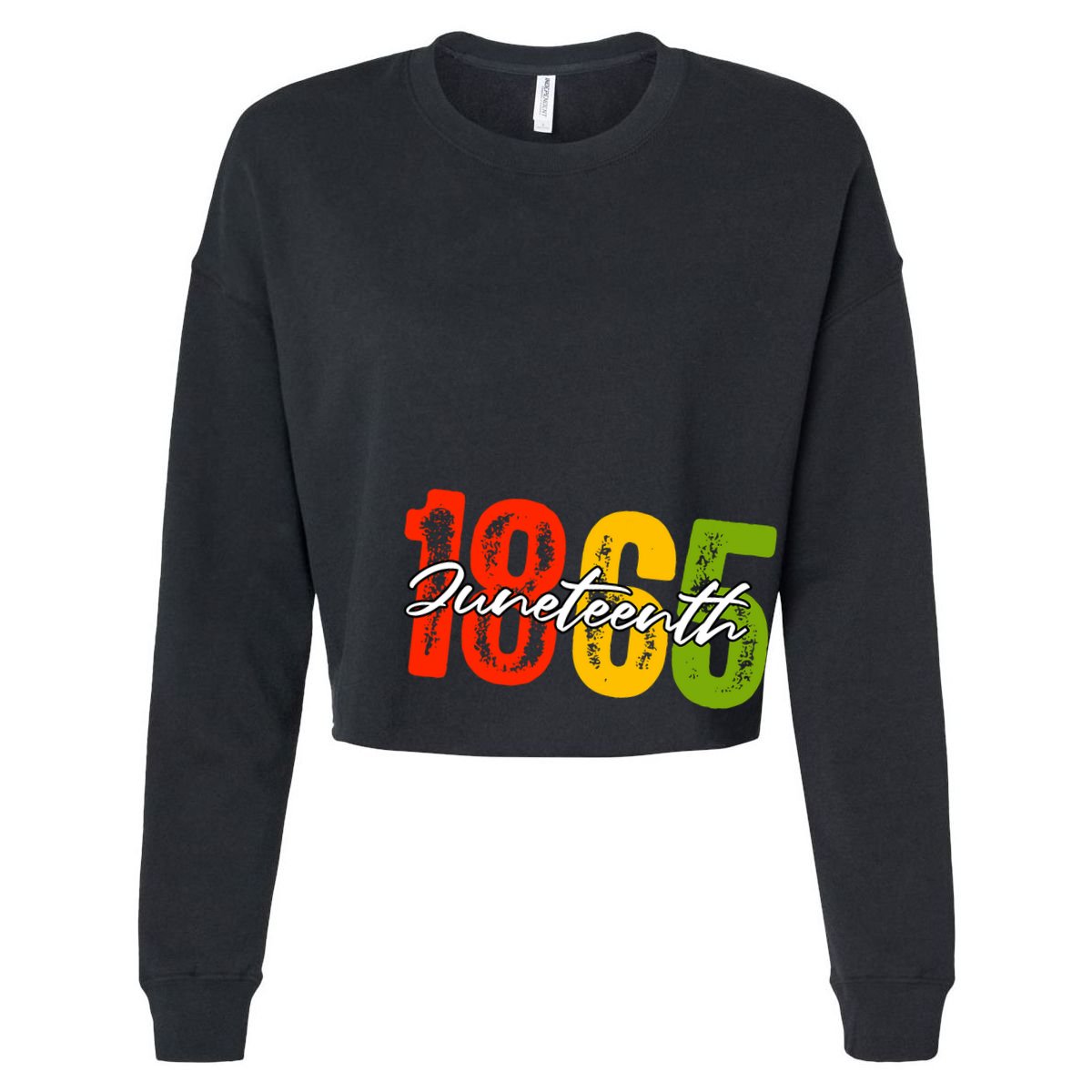 Juneteenth 1865 Cropped Pullover Crew