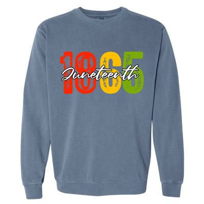 Juneteenth 1865 Garment-Dyed Sweatshirt