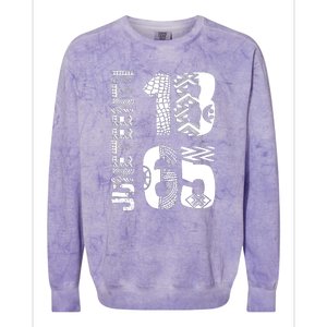 Juneteenth 1865 Colorblast Crewneck Sweatshirt