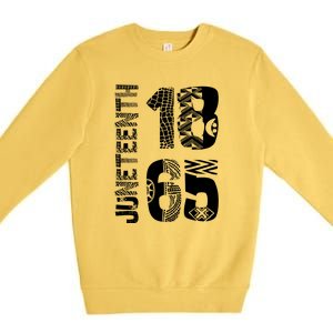 Juneteenth 1865 Premium Crewneck Sweatshirt