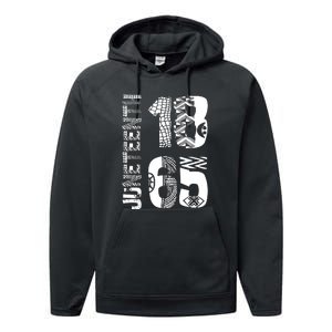 Juneteenth 1865 Performance Fleece Hoodie