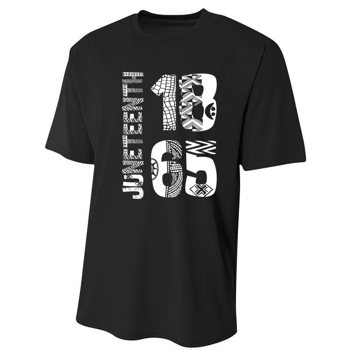 Juneteenth 1865 Performance Sprint T-Shirt