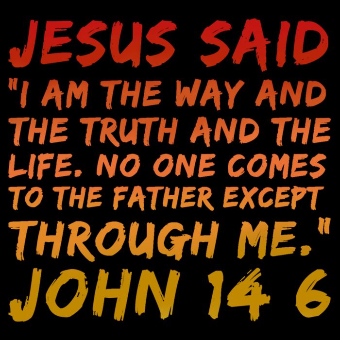 John 14:6 Jesus Said I Am The Way The Truth And The Life Cool Gift Drawstring Bag