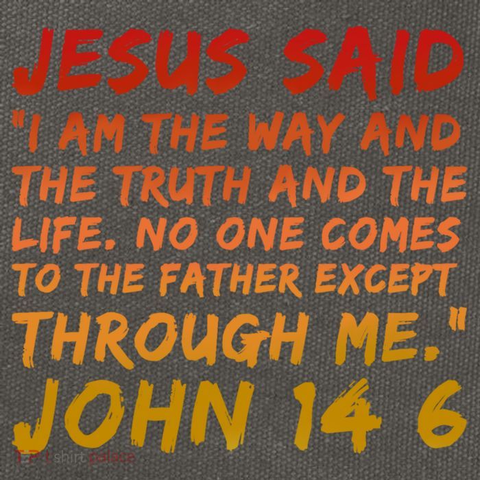 John 14:6 Jesus Said I Am The Way The Truth And The Life Cool Gift Cotton Canvas Backpack
