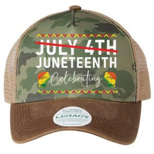 Junenth 1865 Junenth Freedom African America Great Gift Legacy Tie Dye Trucker Hat