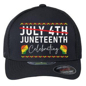 Junenth 1865 Junenth Freedom African America Great Gift Flexfit Unipanel Trucker Cap