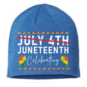 Junenth 1865 Junenth Freedom African America Great Gift Sustainable Beanie