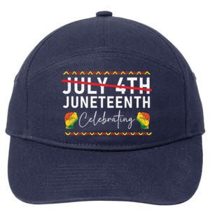 Junenth 1865 Junenth Freedom African America Great Gift 7-Panel Snapback Hat