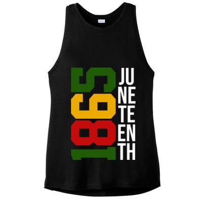 Juneteenth 1865 Ladies PosiCharge Tri-Blend Wicking Tank