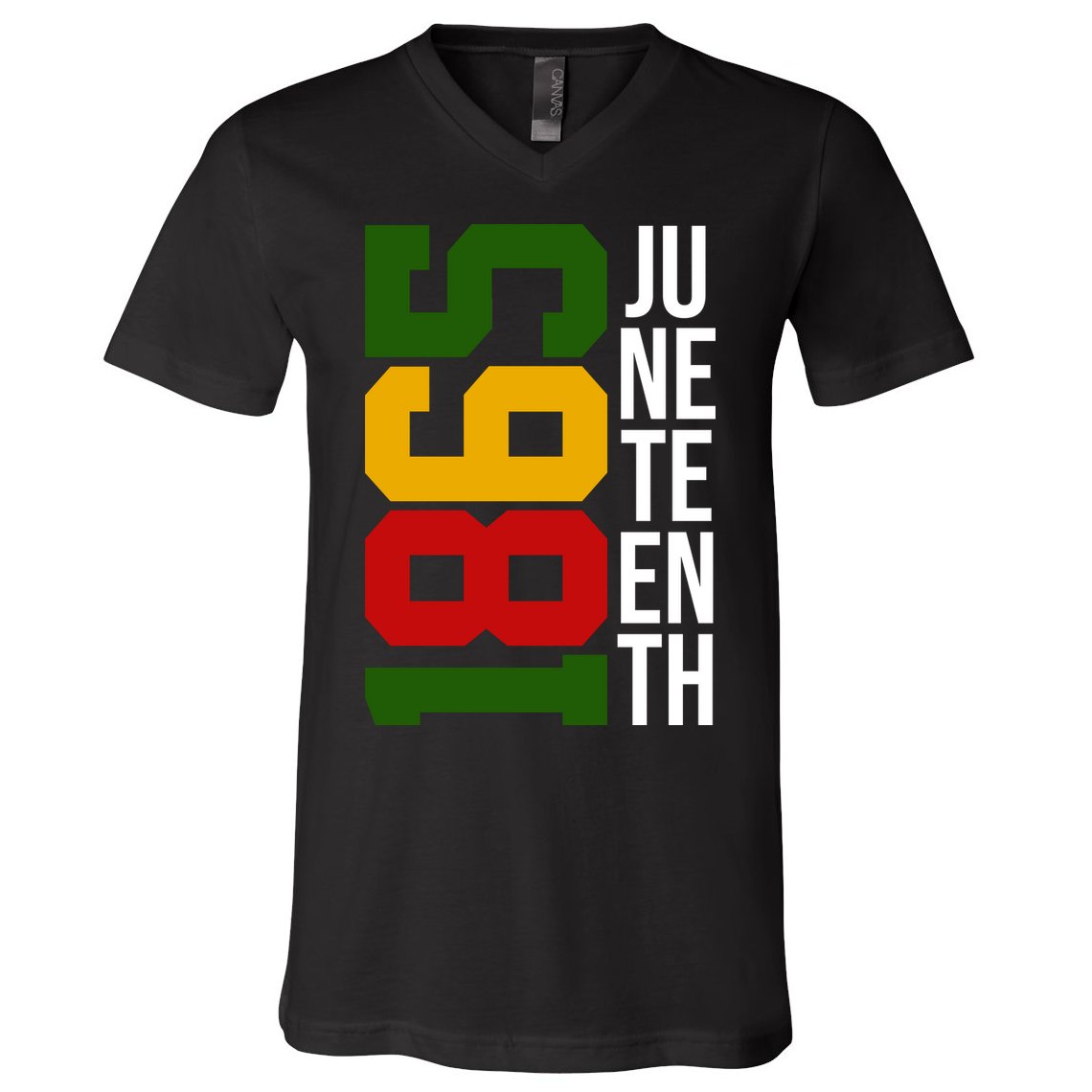 Juneteenth 1865 V-Neck T-Shirt