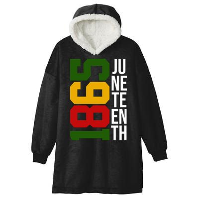 Juneteenth 1865 Hooded Wearable Blanket