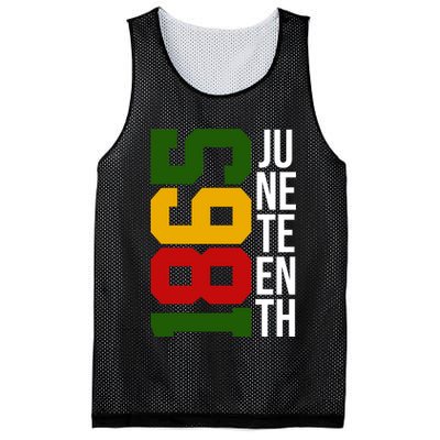 Juneteenth 1865 Mesh Reversible Basketball Jersey Tank