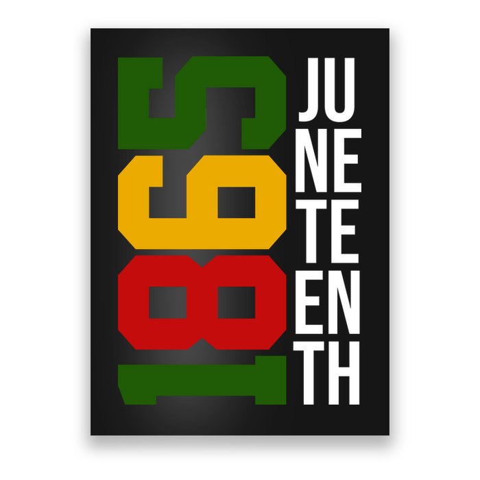 Juneteenth 1865 Poster