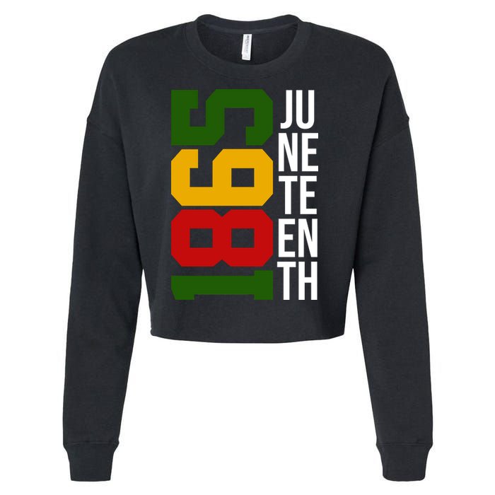 Juneteenth 1865 Cropped Pullover Crew