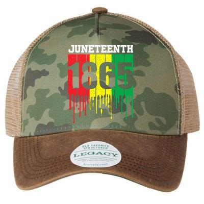 Juneteenth 1865 Legacy Tie Dye Trucker Hat