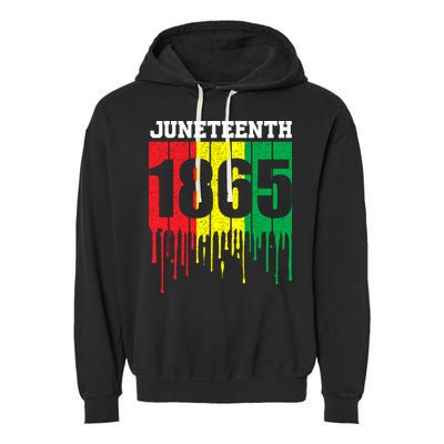 Juneteenth 1865 Garment-Dyed Fleece Hoodie
