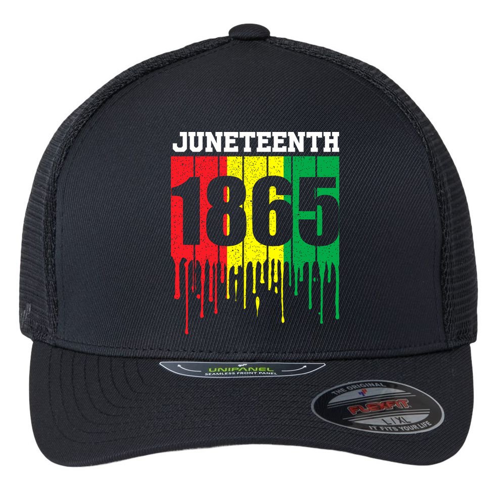 Juneteenth 1865 Flexfit Unipanel Trucker Cap