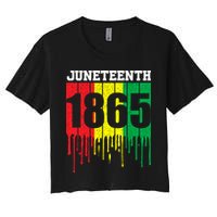 Juneteenth 1865 Women's Crop Top Tee