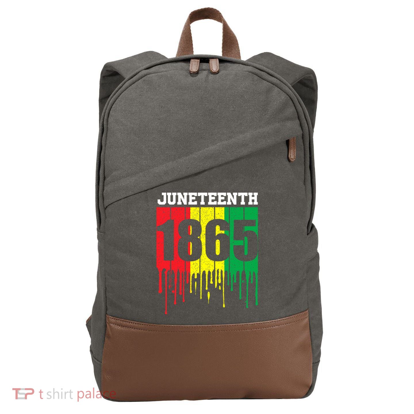 Juneteenth 1865 Cotton Canvas Backpack